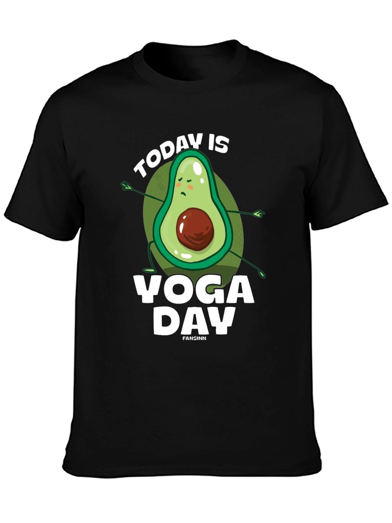 Yoga Avocado T-Shirt - Funny Yoga Day Tee
