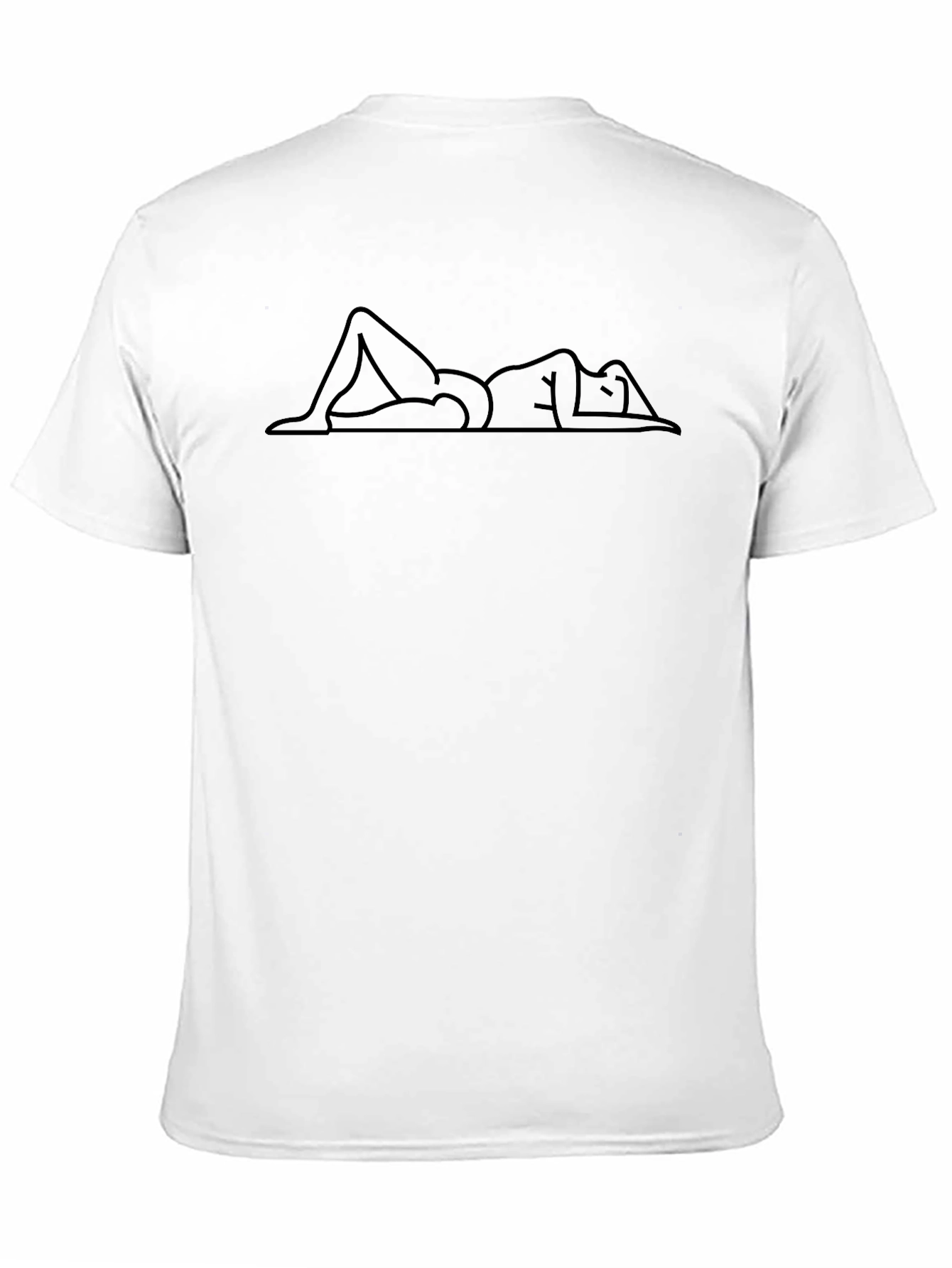Relaxed Pose Graphic Tee - Black