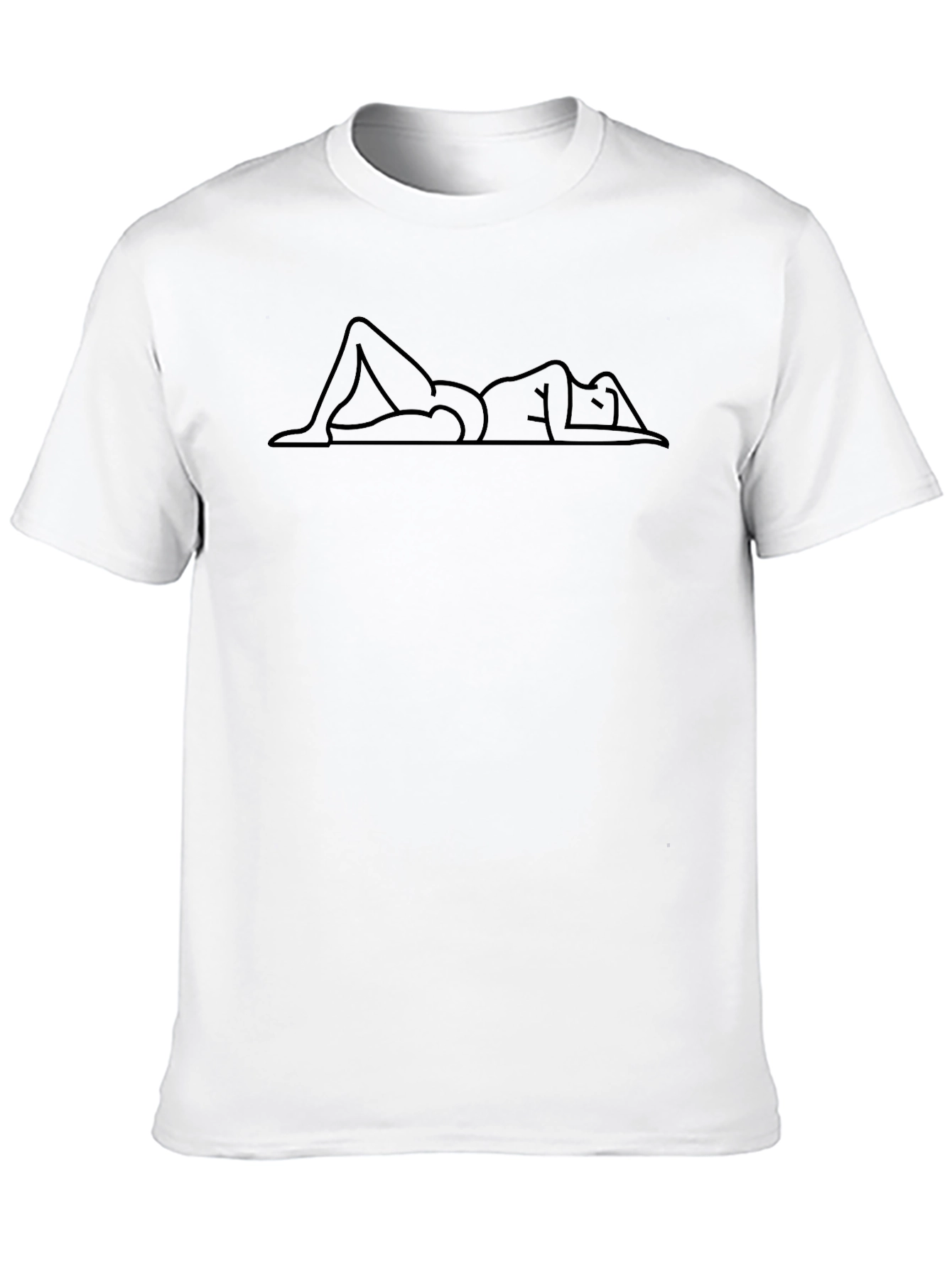 Relaxed Pose Graphic Tee - Black