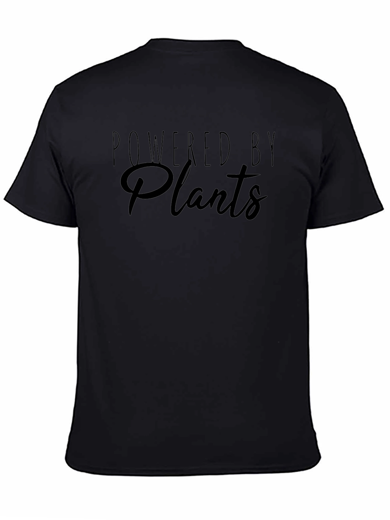 Powered By Plants Black T-Shirt