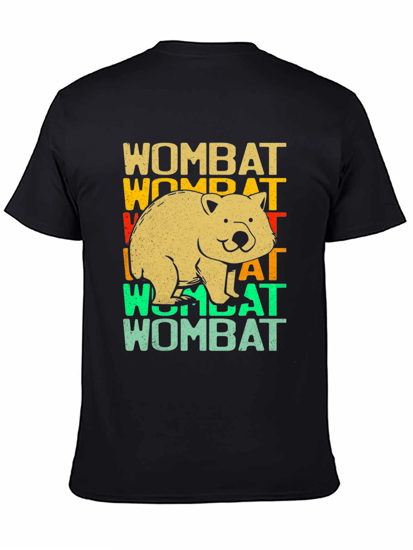 Retro Wombat Graphic T-Shirt - Unisex Cotton Tee