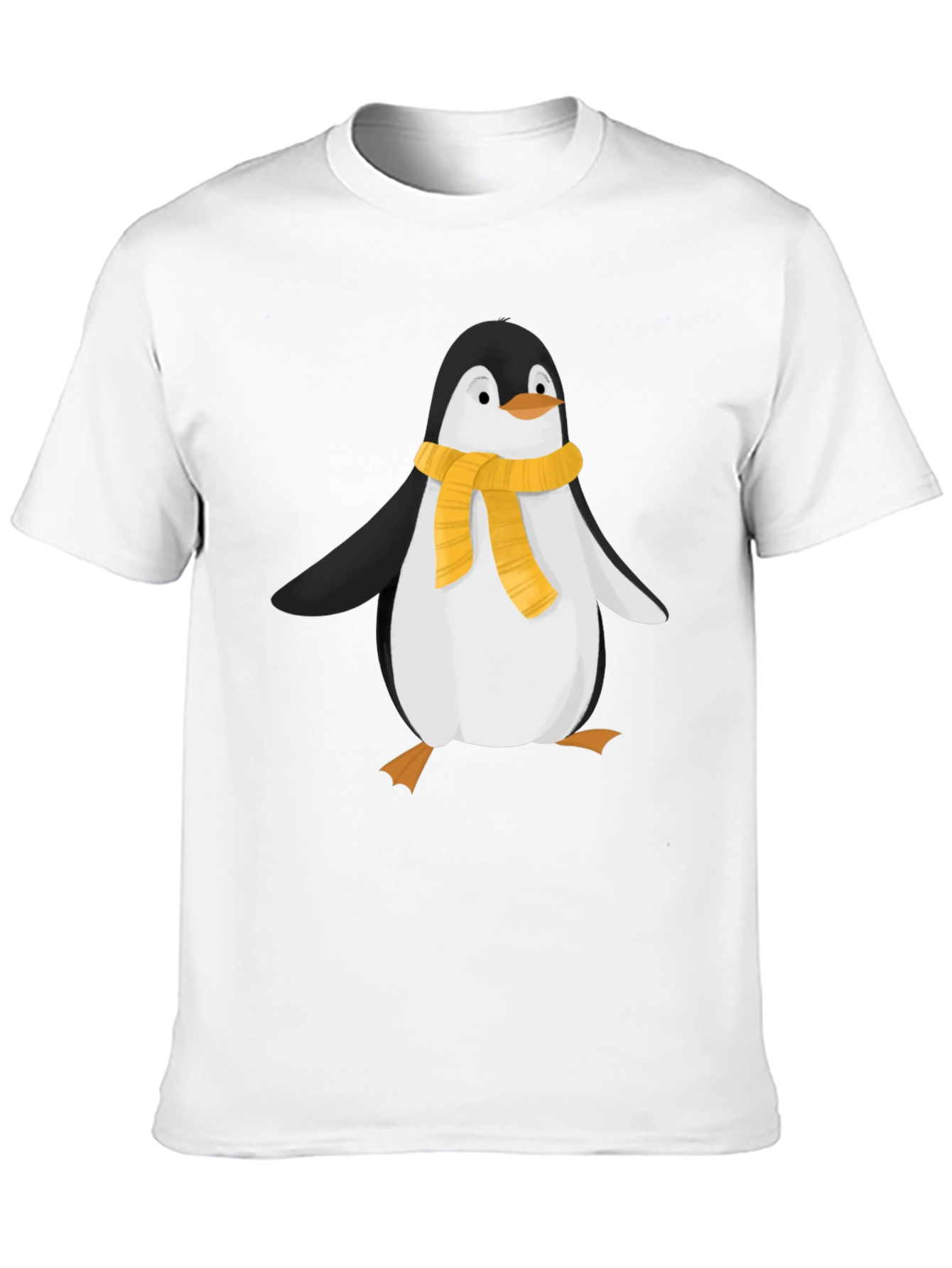 Penguin Scarf Graphic T-Shirt