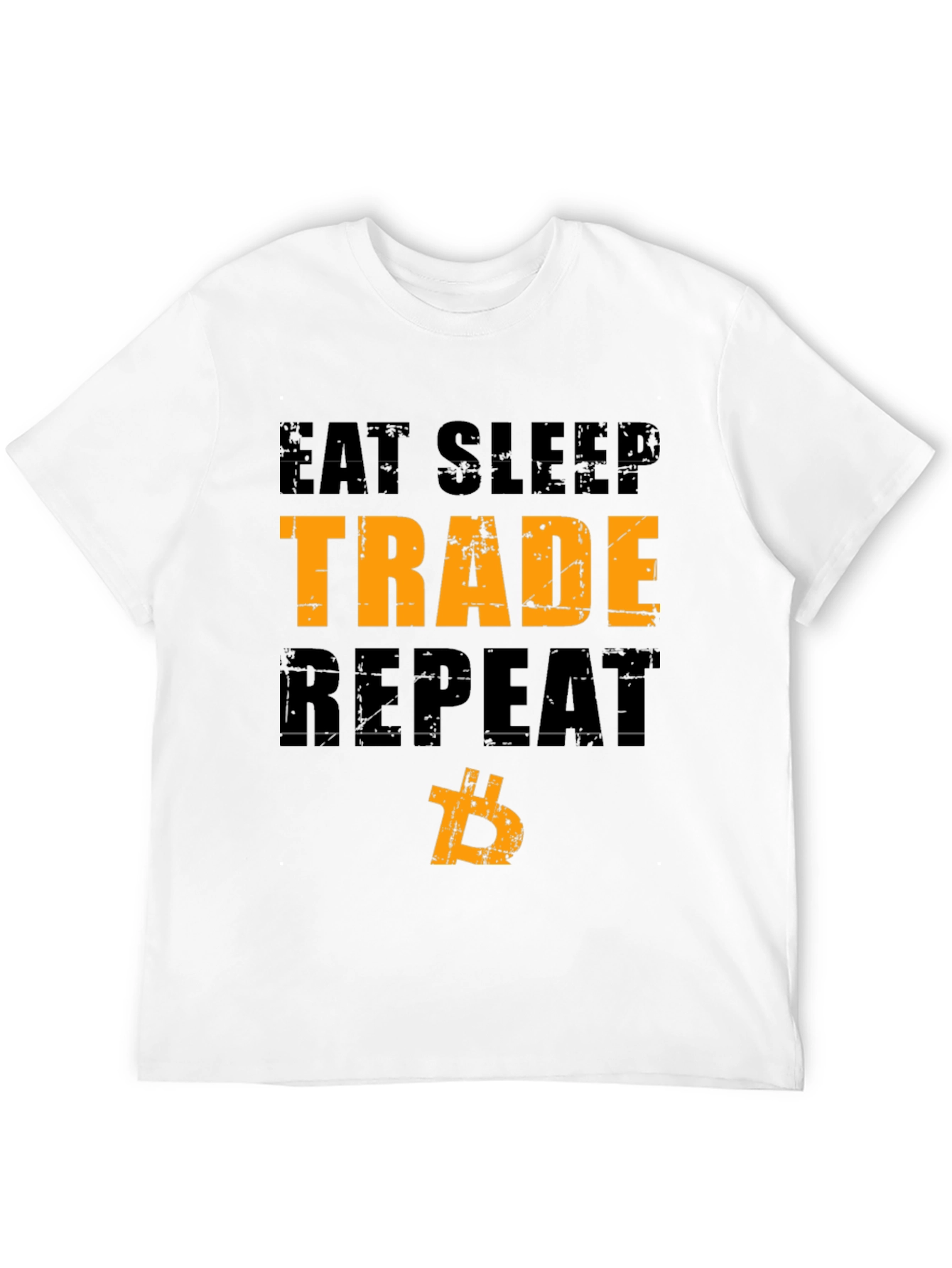 Eat Sleep Trade Repeat Bitcoin Crypto T-Shirt