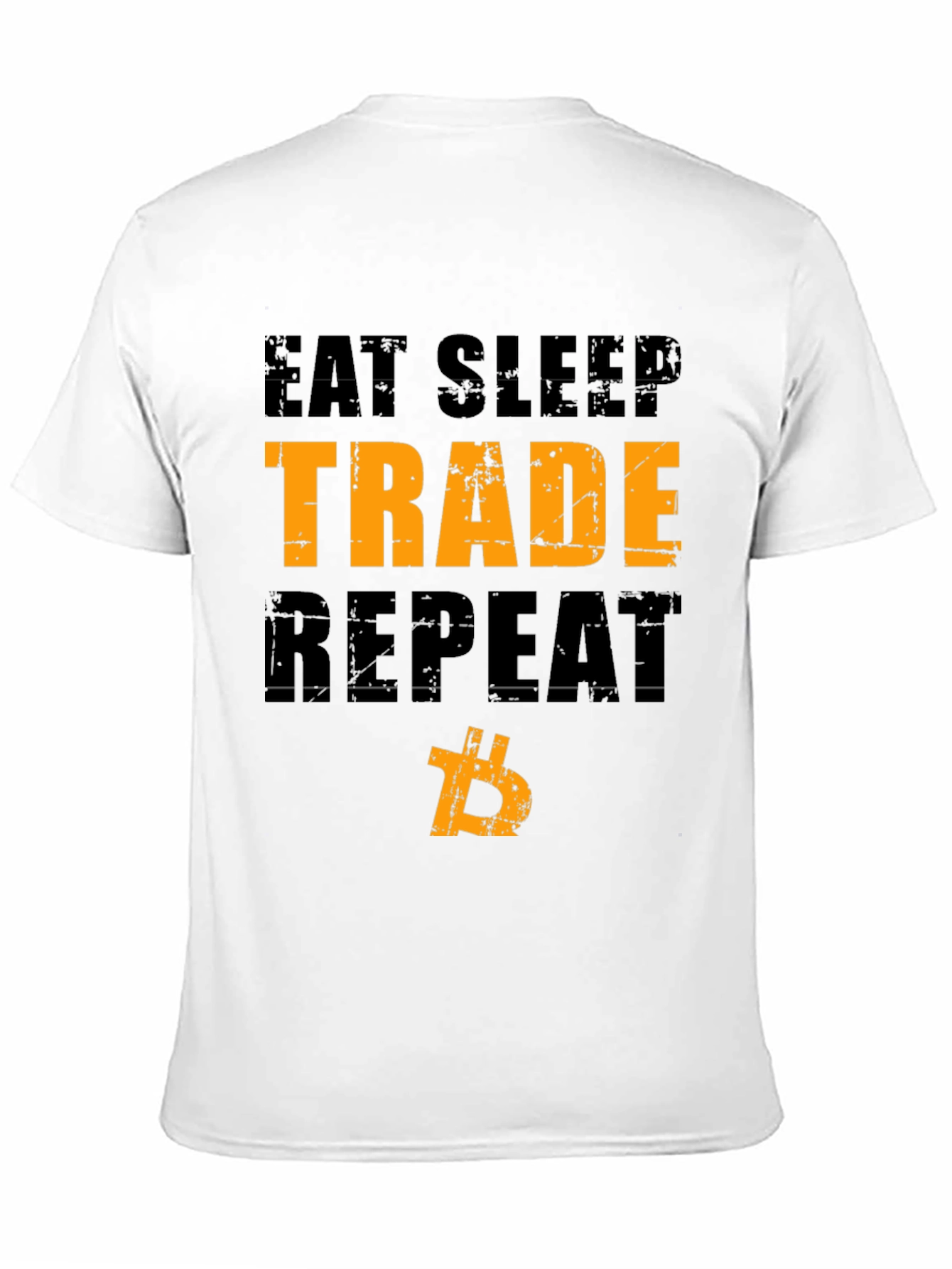 Eat Sleep Trade Repeat Bitcoin Crypto T-Shirt