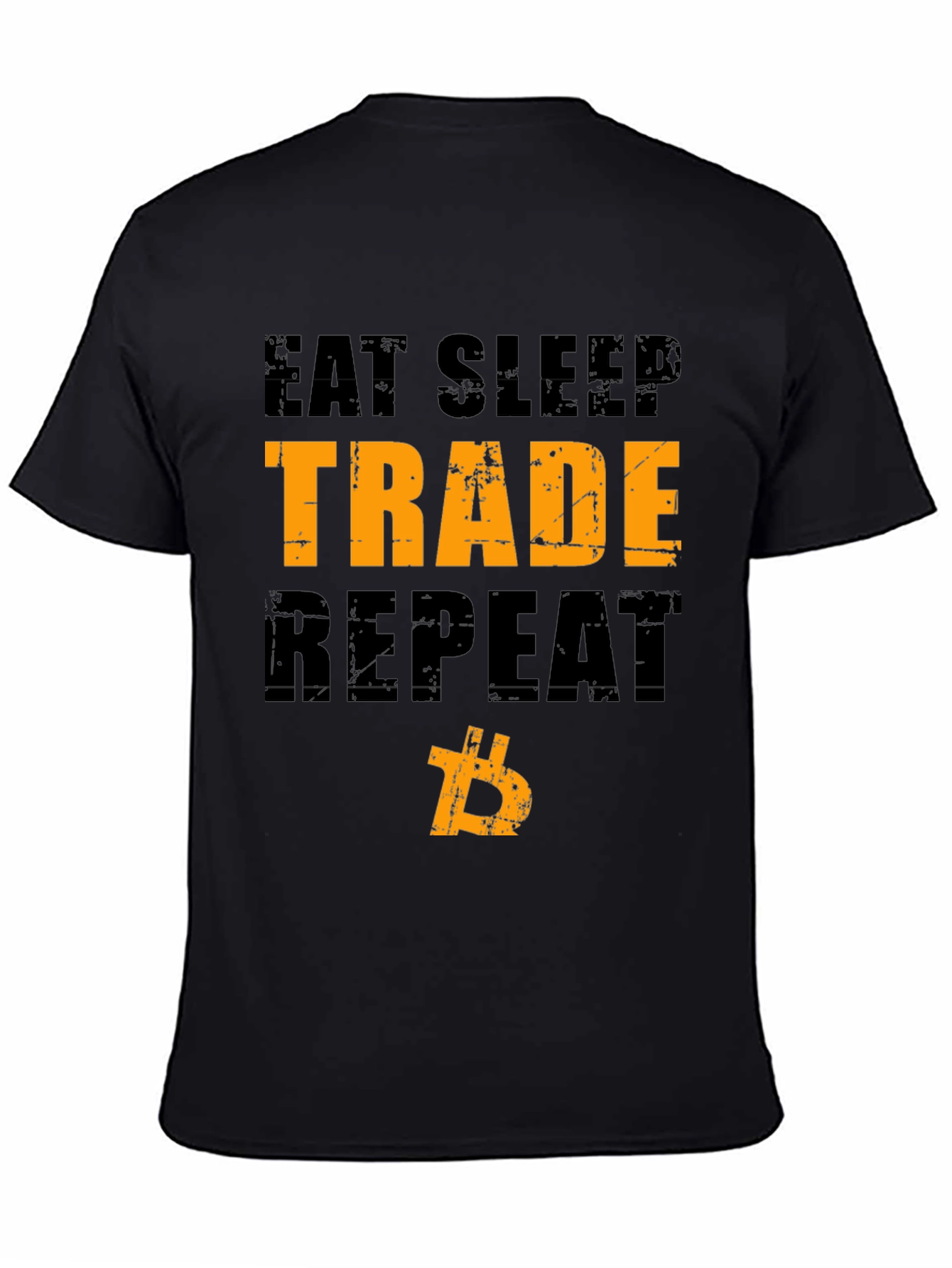 Eat Sleep Trade Repeat Bitcoin Crypto T-Shirt