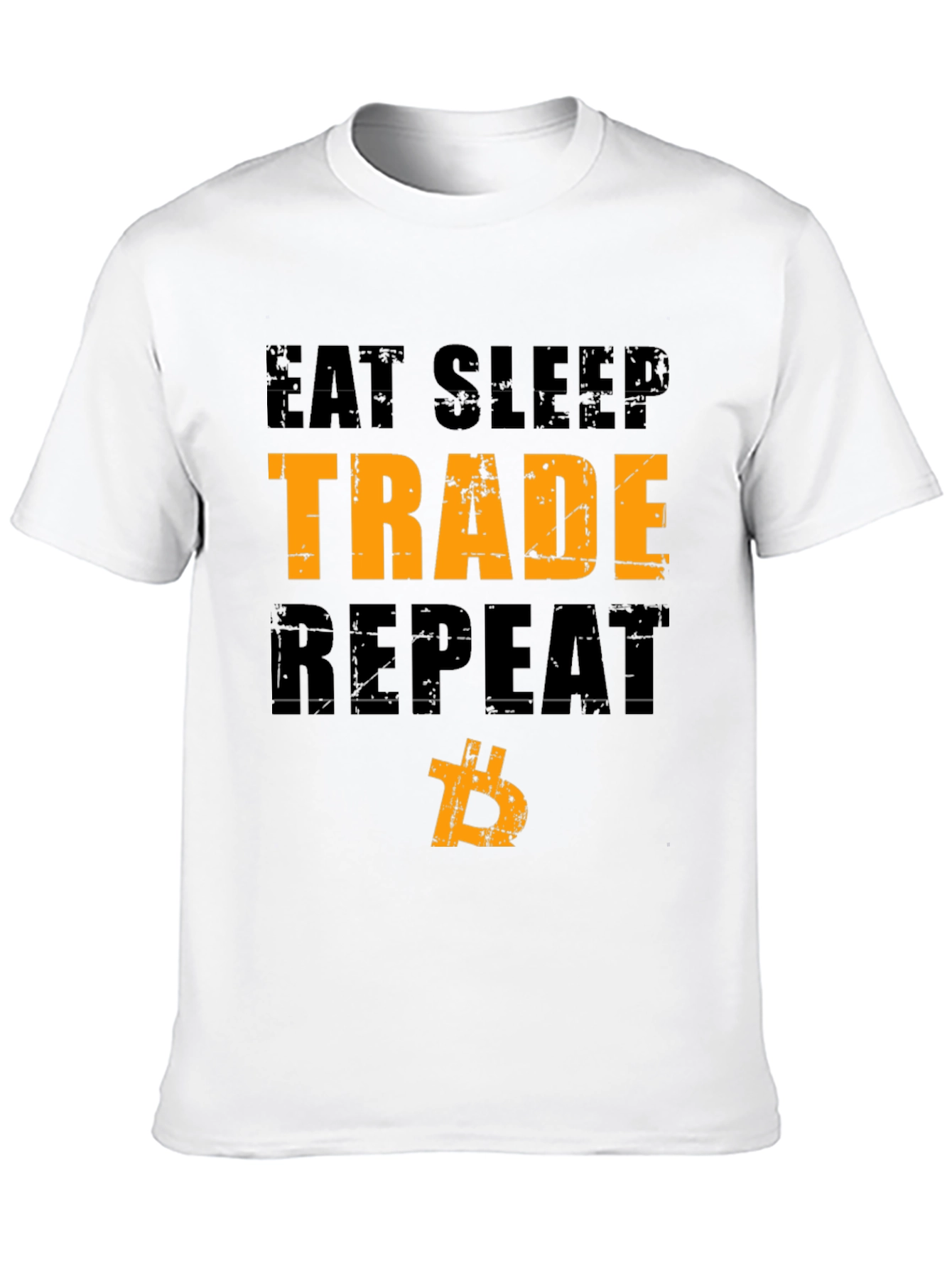 Eat Sleep Trade Repeat Bitcoin Crypto T-Shirt