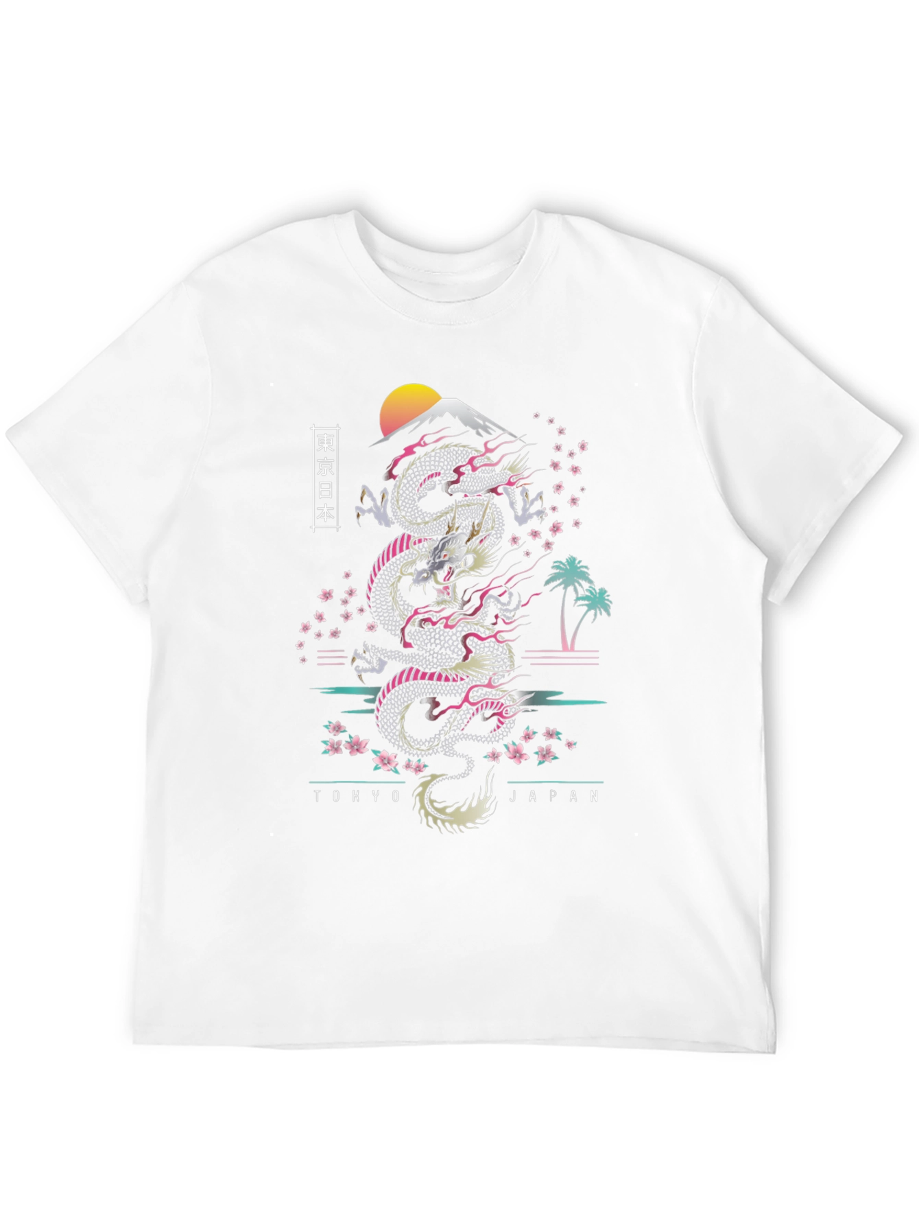 Tokyo Japan Dragon Graphic T-Shirt