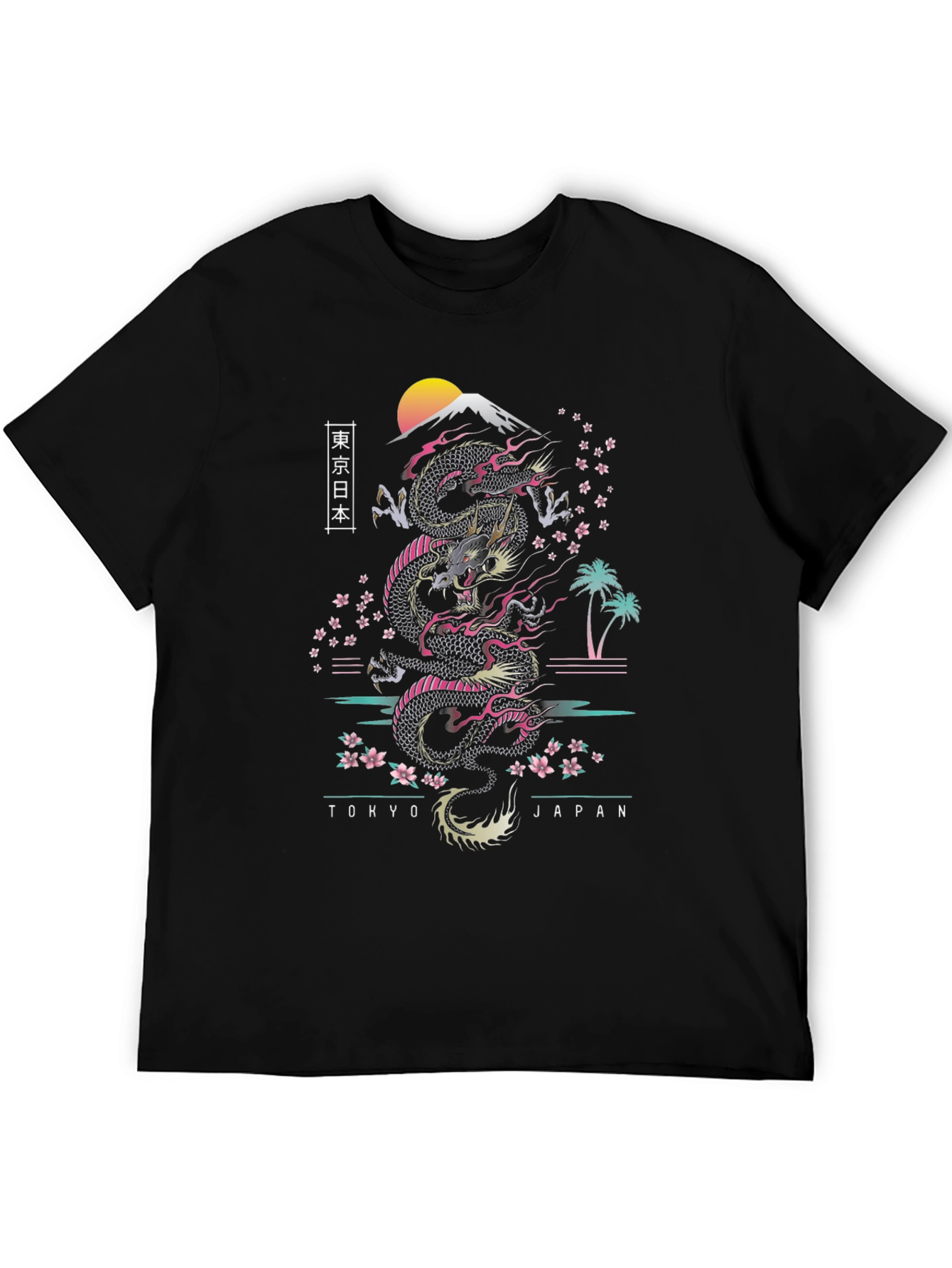 Tokyo Japan Dragon Graphic T-Shirt