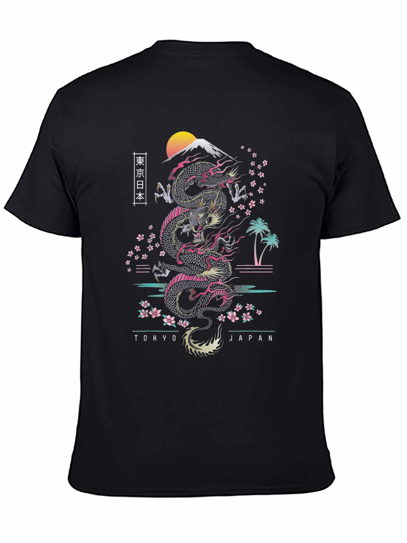 Tokyo Japan Dragon Graphic T-Shirt