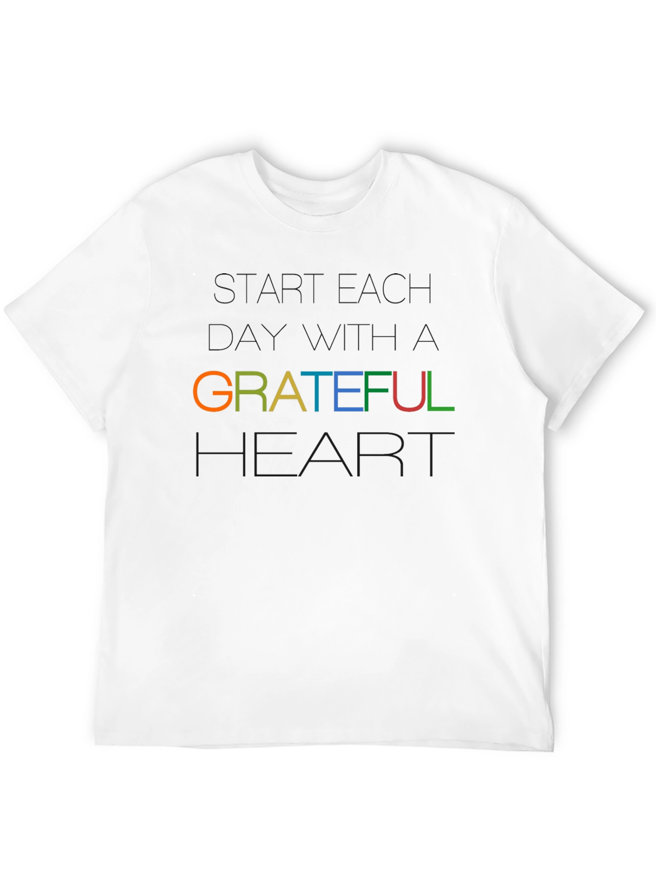 Grateful Heart Graphic Tee - Trendy Design