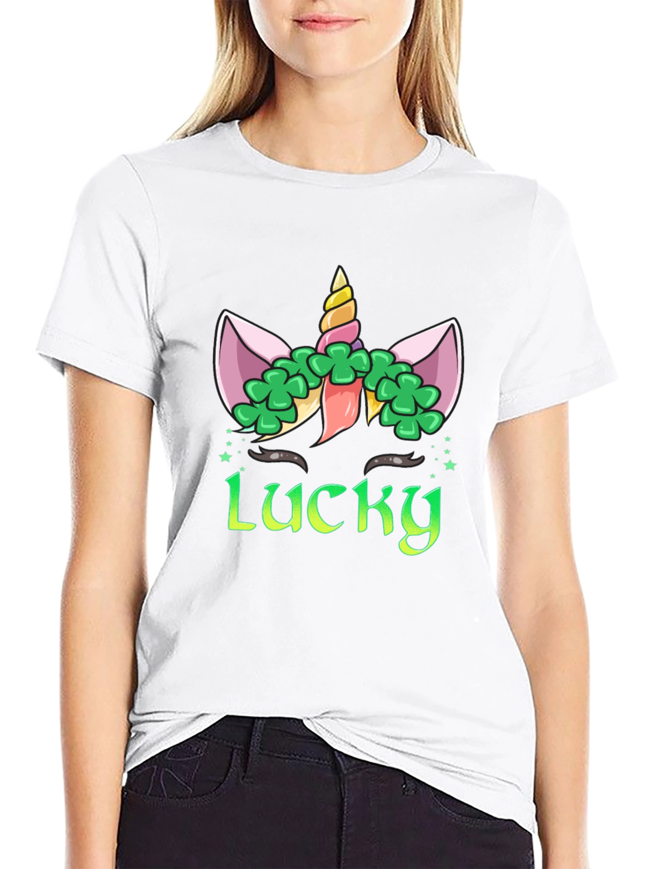 Lucky Unicorn St. Patricks Day T-Shirt