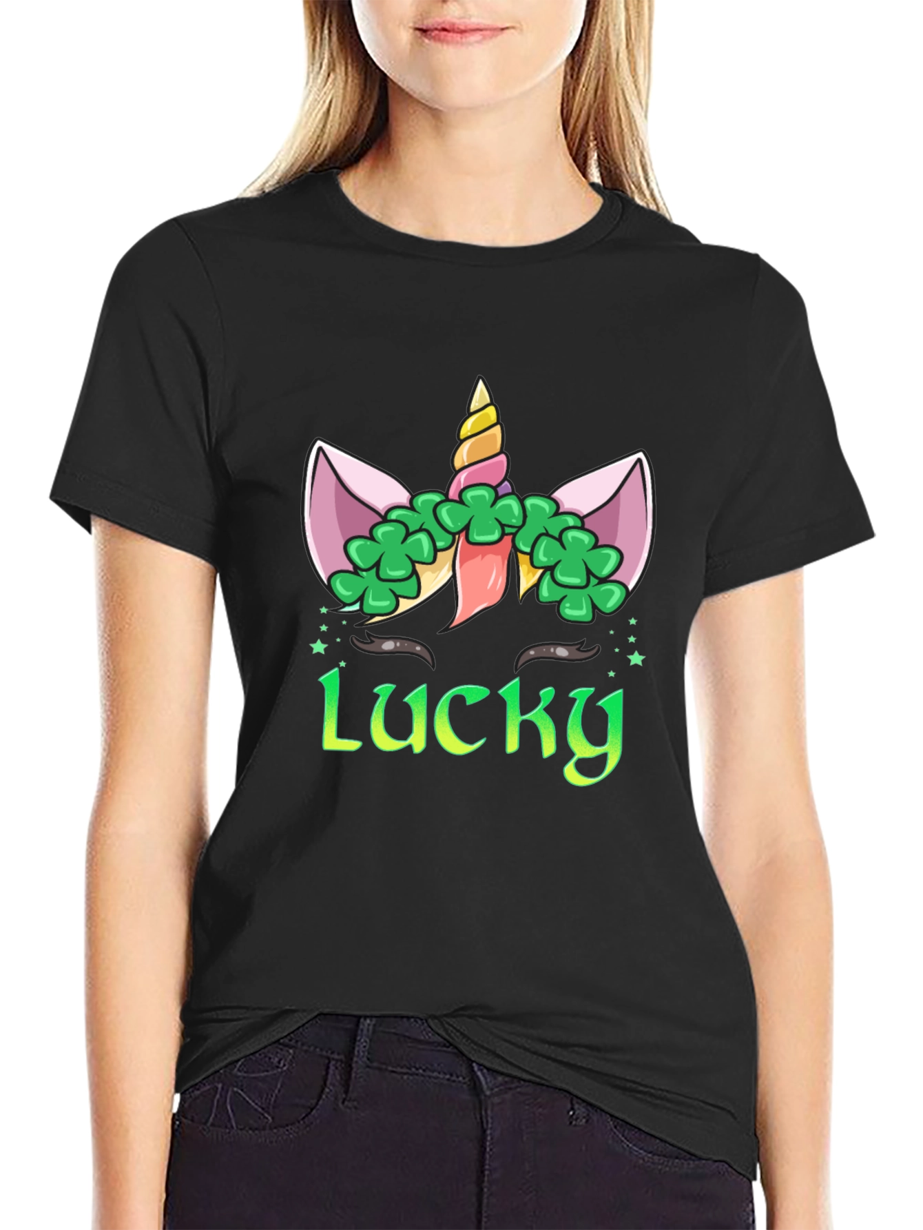 Lucky Unicorn St. Patricks Day T-Shirt