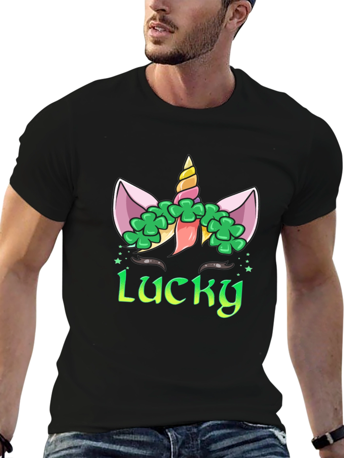 Lucky Unicorn St. Patricks Day T-Shirt
