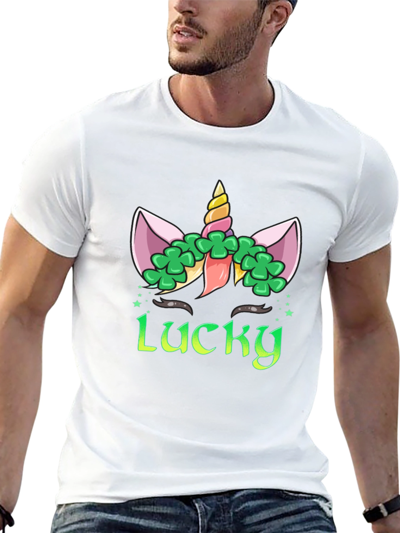 Lucky Unicorn St. Patricks Day T-Shirt