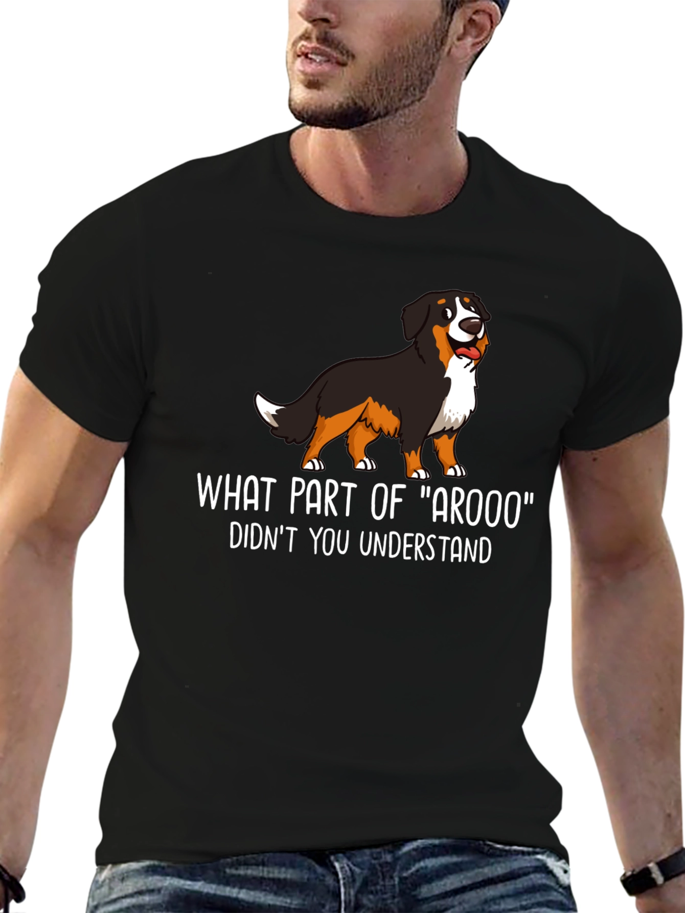 Funny Dog T-Shirt - What Part of Arooo?
