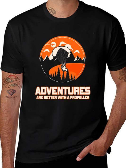Adventures Propeller Graphic T-Shirt