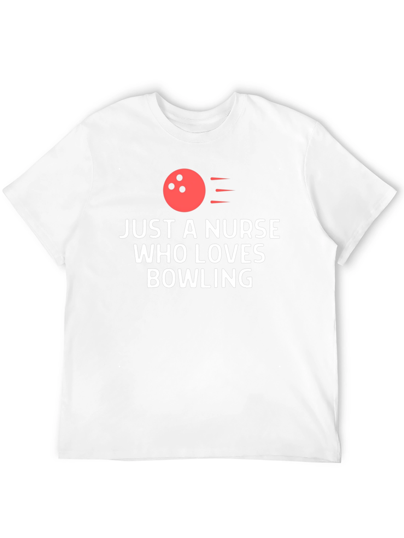 Nurse Bowling Lover T-Shirt - Novelty Gift