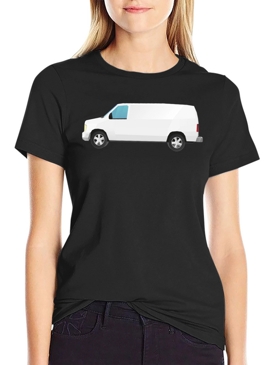 White Van Graphic Tee - Classic Black T-Shirt