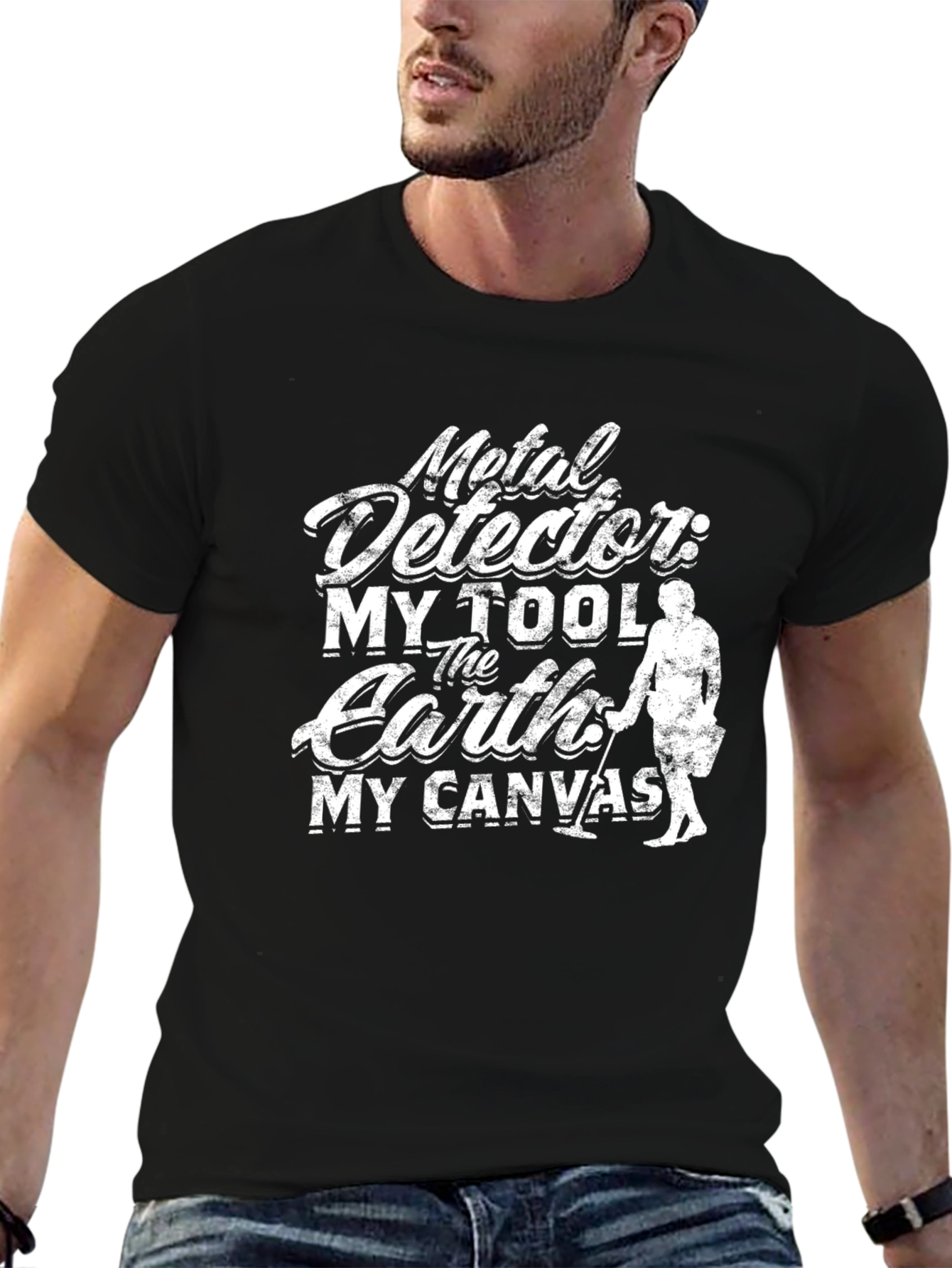 Metal Detector T-Shirt - Earth My Canvas