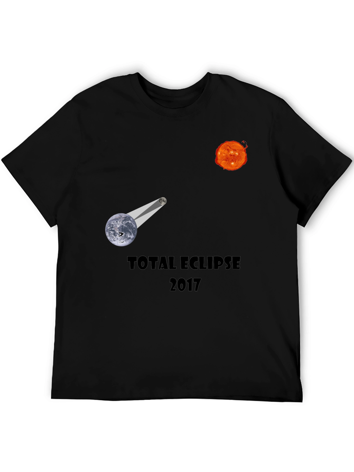 Total Eclipse 2017 T-Shirt - Celestial Design