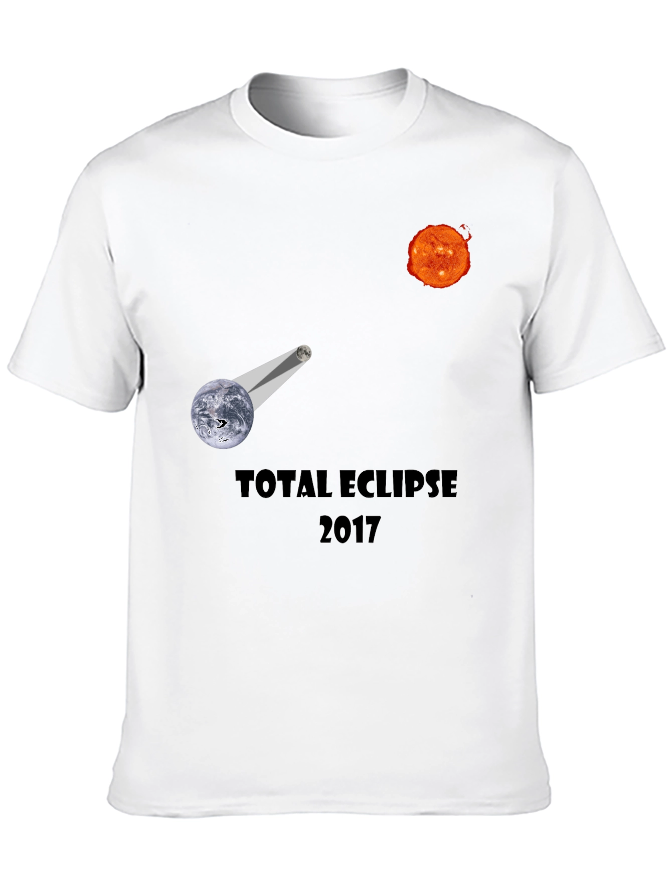 Total Eclipse 2017 T-Shirt - Celestial Design