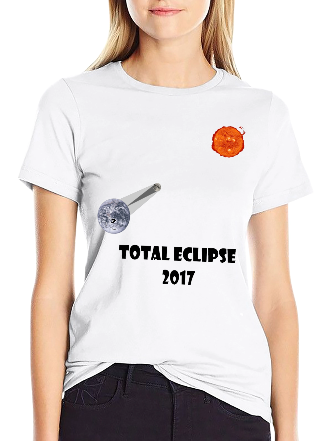 Total Eclipse 2017 T-Shirt - Celestial Design