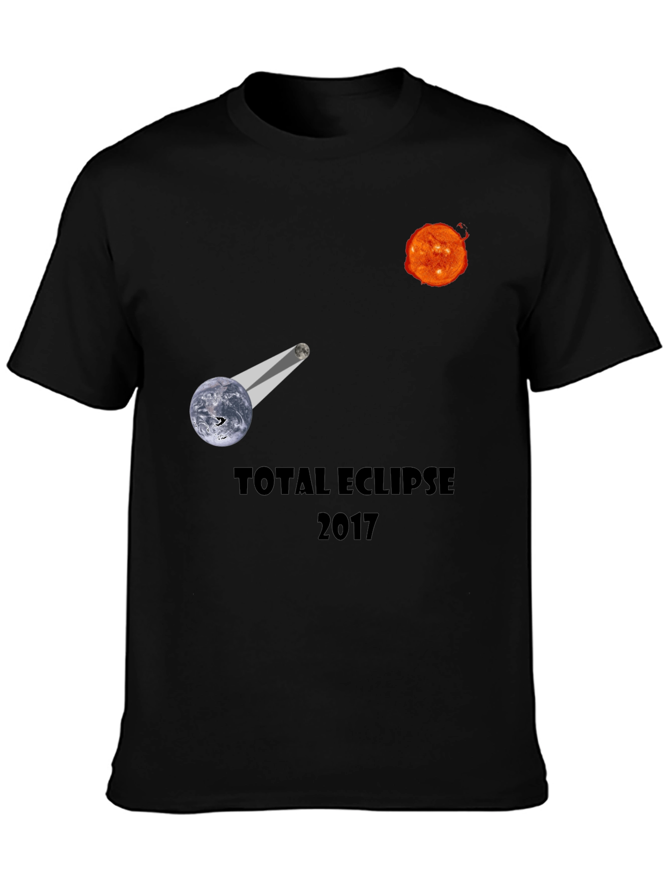 Total Eclipse 2017 T-Shirt - Celestial Design