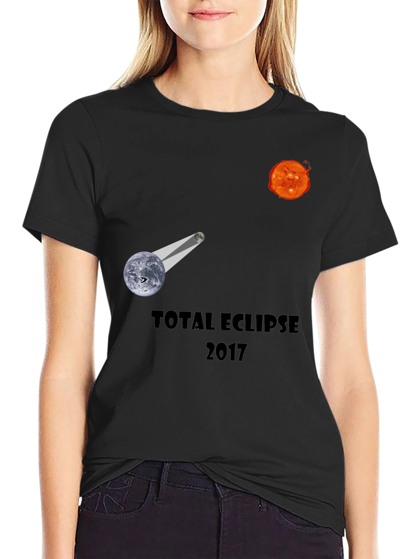 Total Eclipse 2017 T-Shirt - Celestial Design