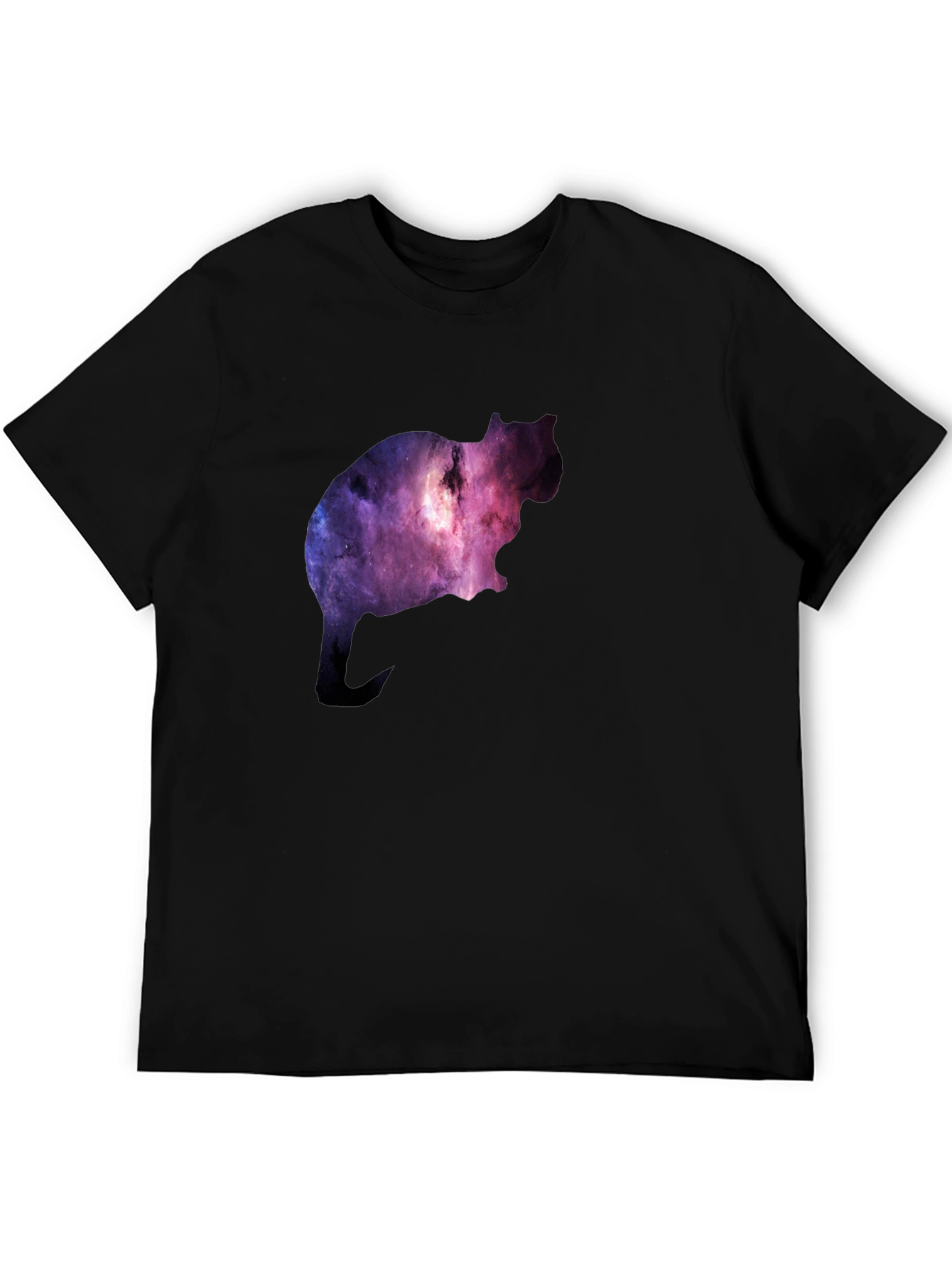 Galaxy Cat T-Shirt - Cosmic Feline Tee