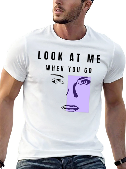 Look At Me Graphic Tee - Black T-Shirt