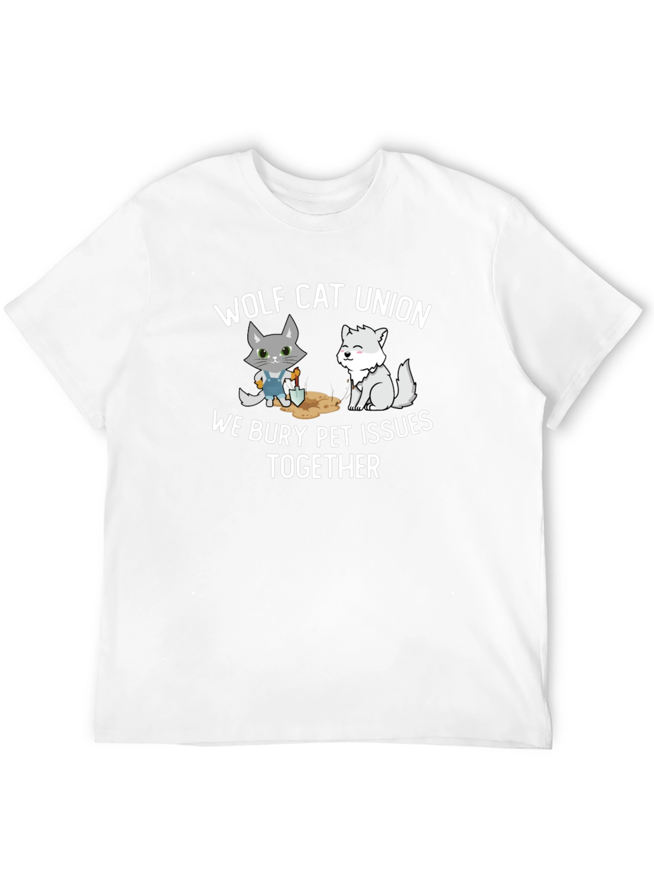 Wolf Cat Union Pet Issues T-Shirt