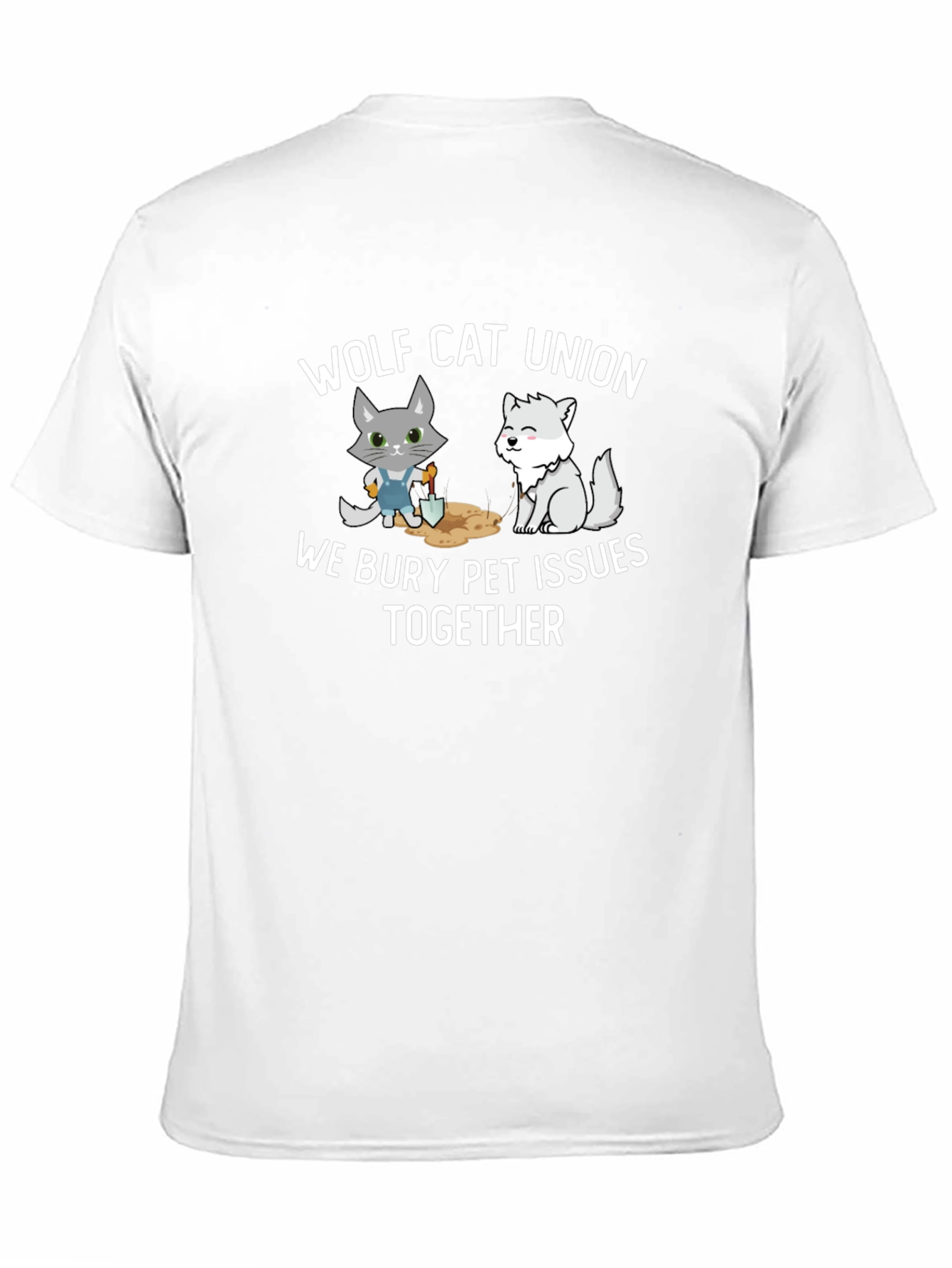 Wolf Cat Union Pet Issues T-Shirt