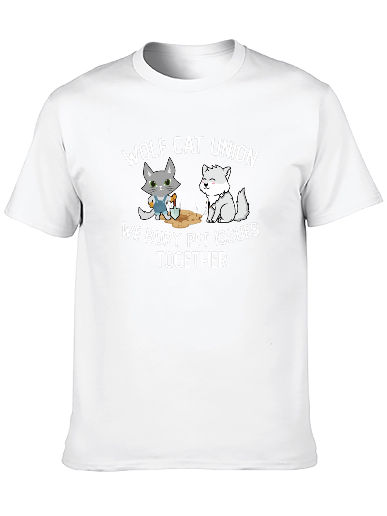 Wolf Cat Union Pet Issues T-Shirt