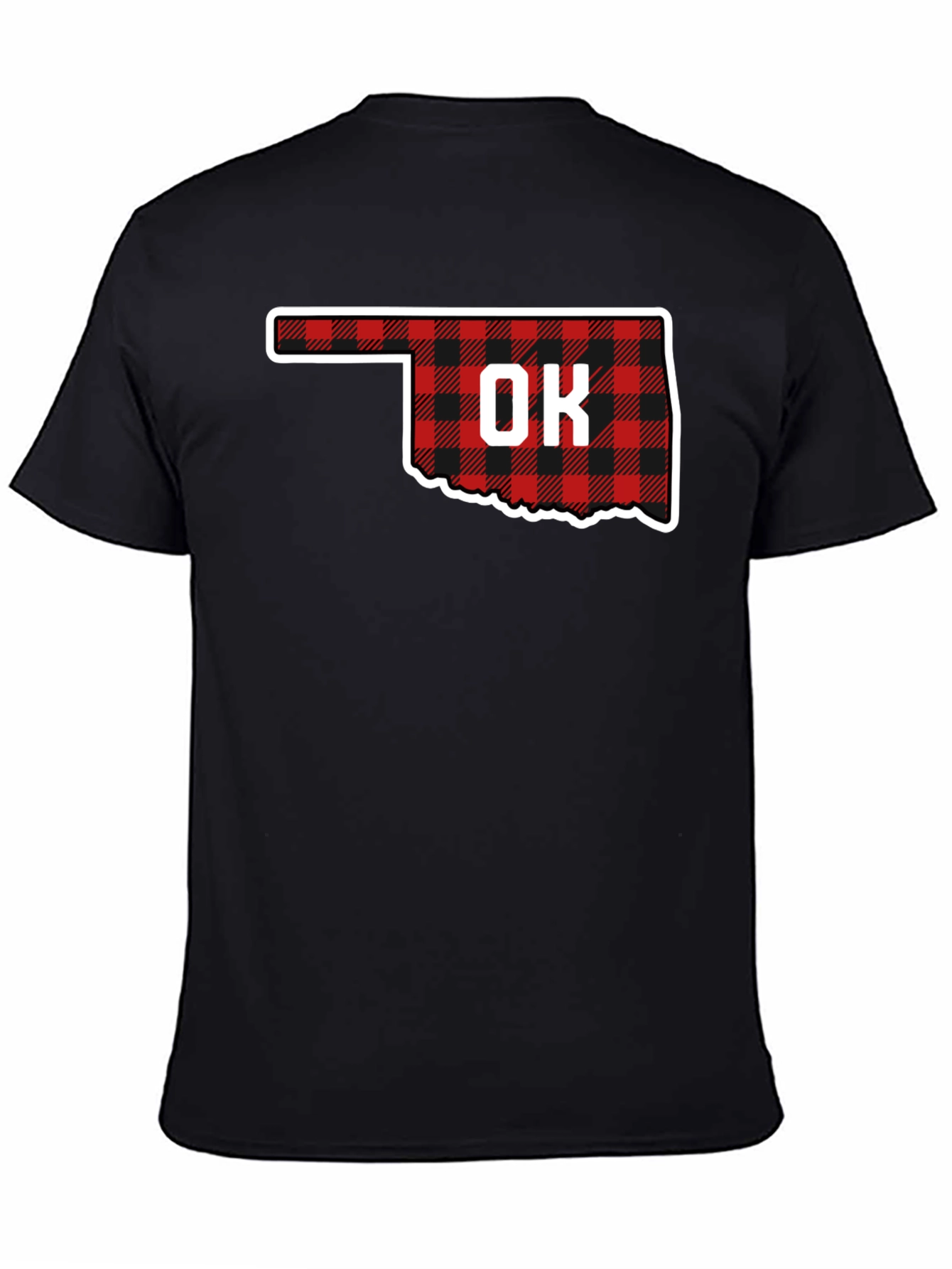 Oklahoma Buffalo Plaid State T-Shirt