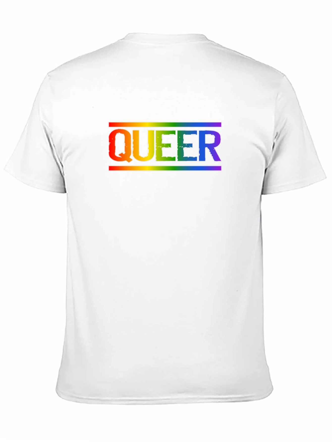 Queer Pride Rainbow T-Shirt LGBTQ+ Ally