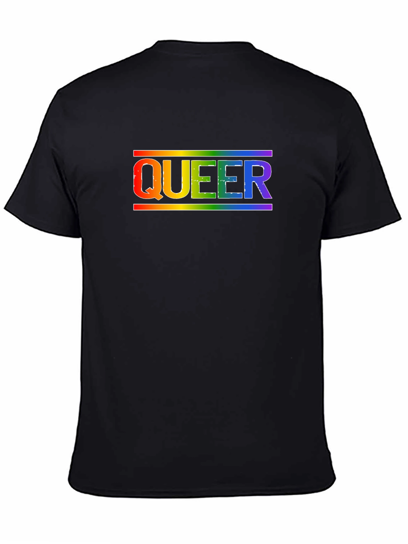 Queer Pride Rainbow T-Shirt LGBTQ+ Ally