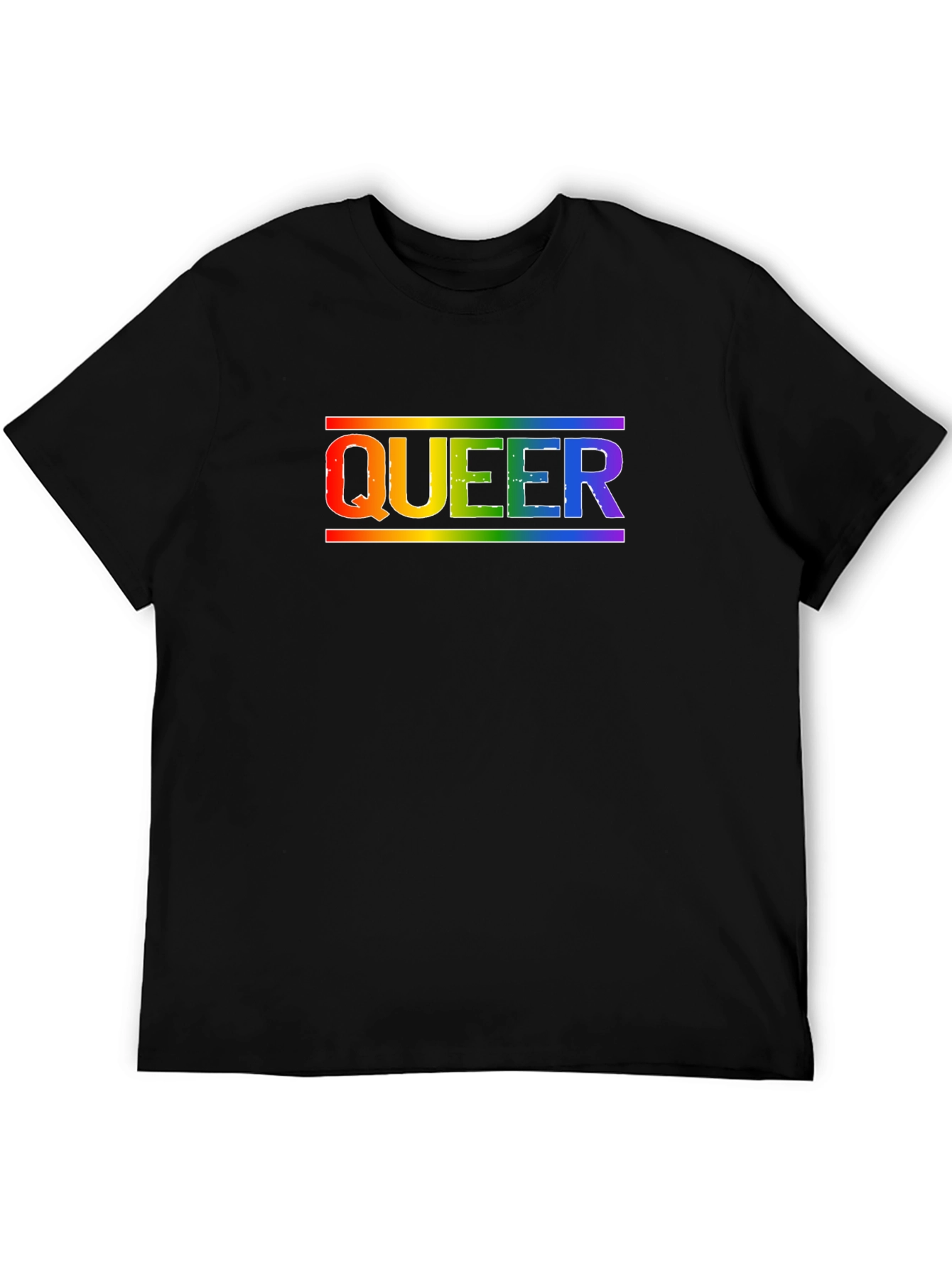 Queer Pride Rainbow T-Shirt LGBTQ+ Ally
