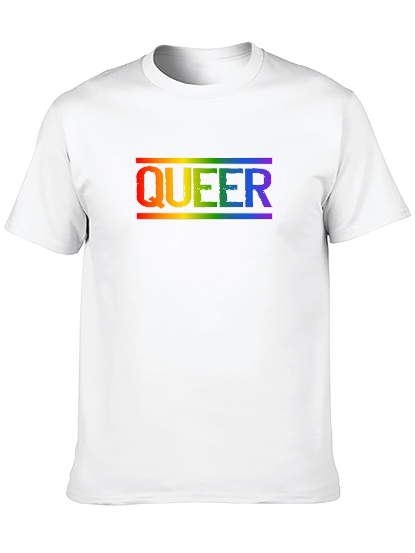 Queer Pride Rainbow T-Shirt LGBTQ+ Ally