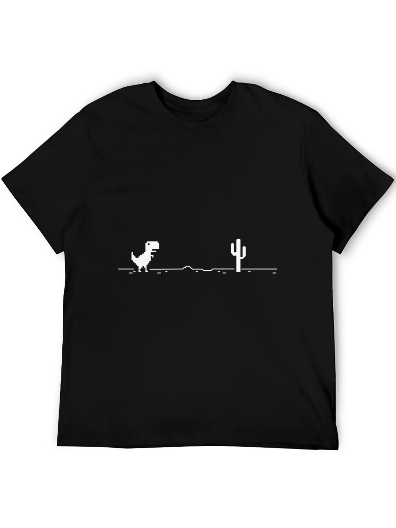 Retro Dinosaur Tee - Chrome Game T-Shirt