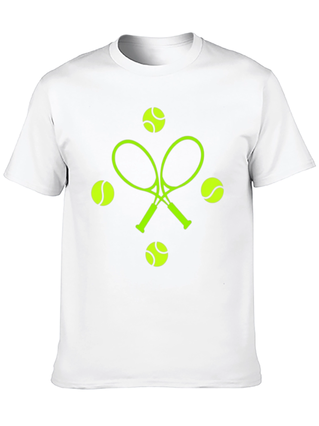 Tennis Racquets & Balls Graphic Tee