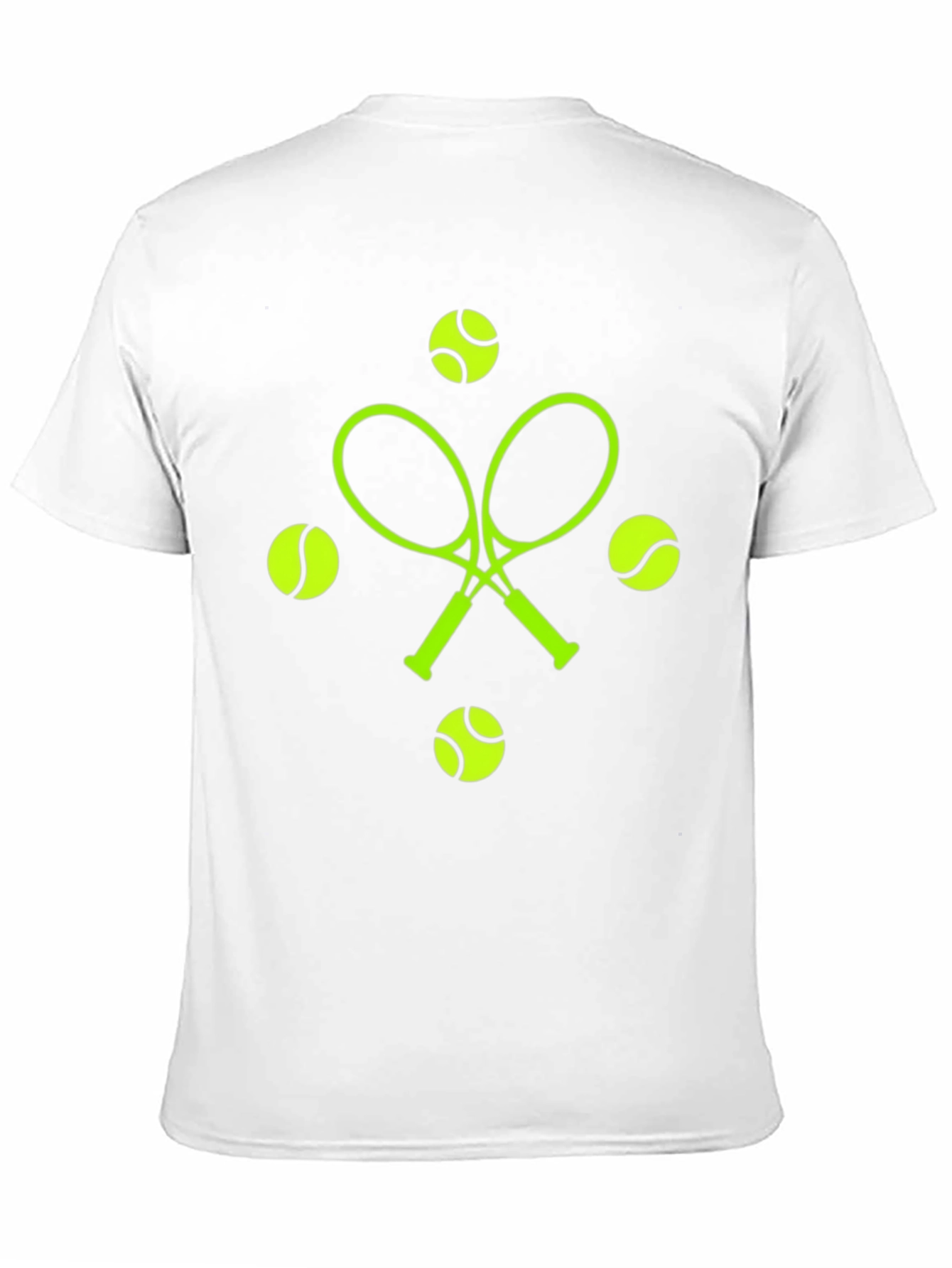 Tennis Racquets & Balls Graphic Tee