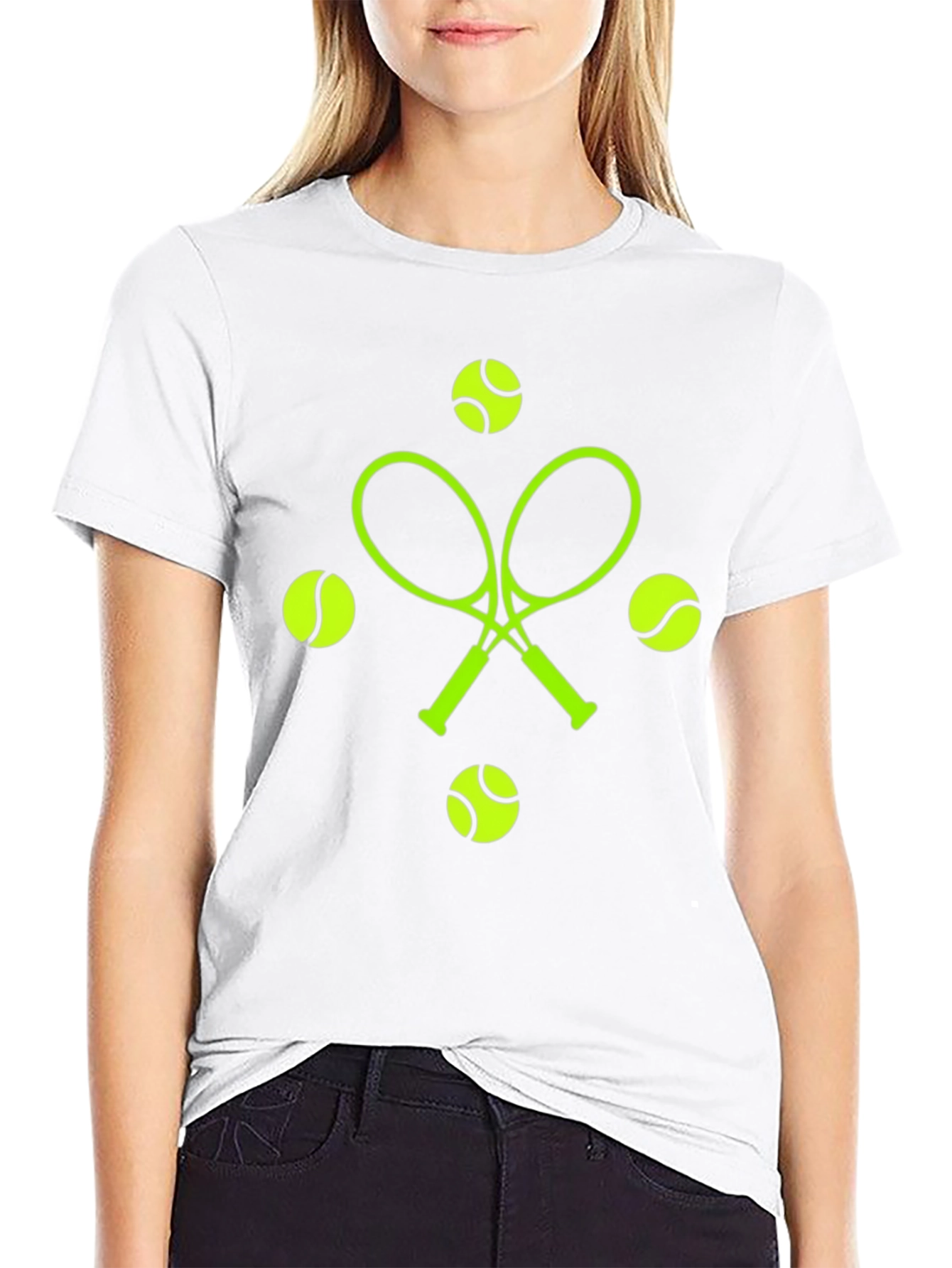 Tennis Racquets & Balls Graphic Tee