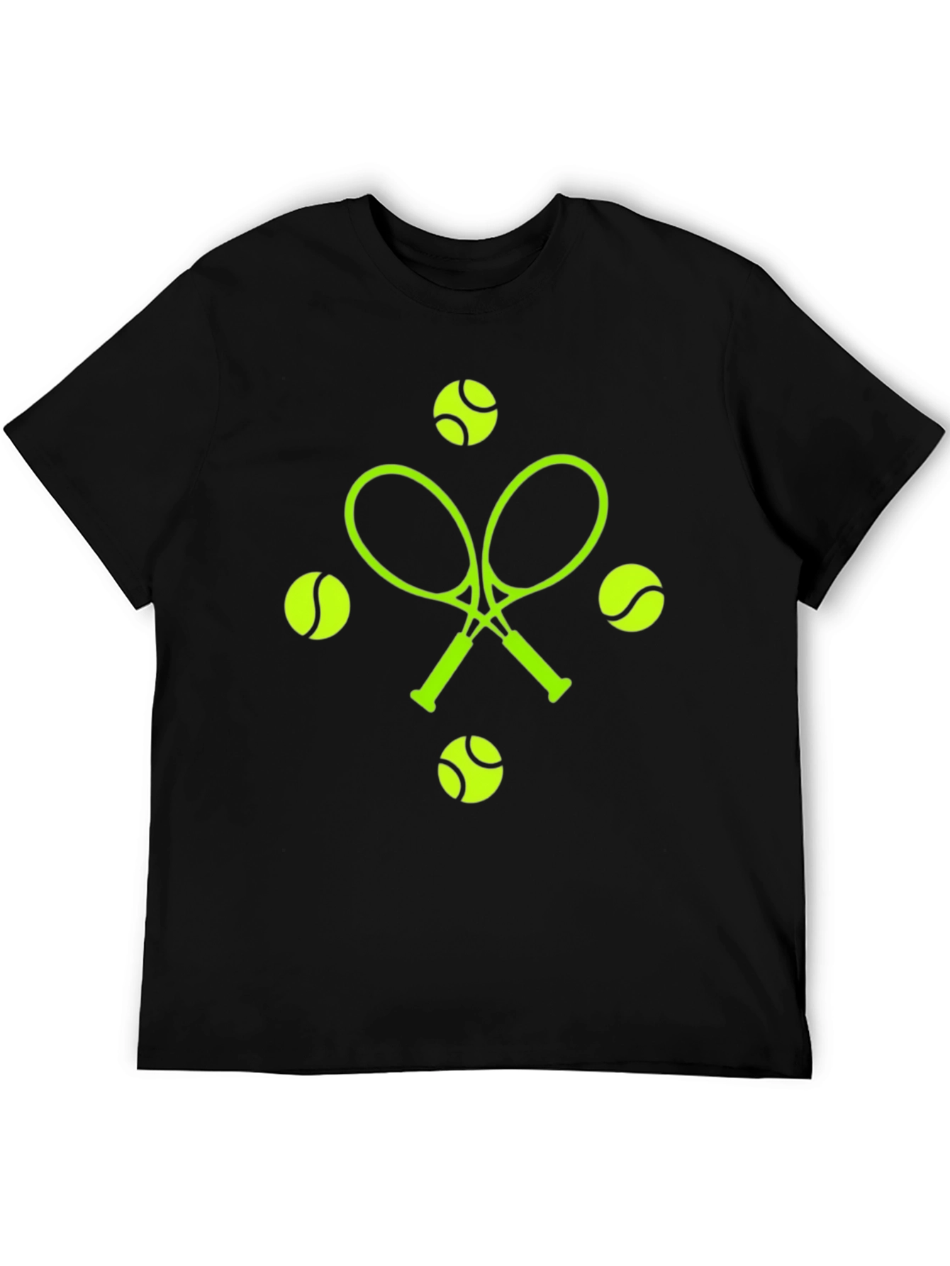 Tennis Racquets & Balls Graphic Tee