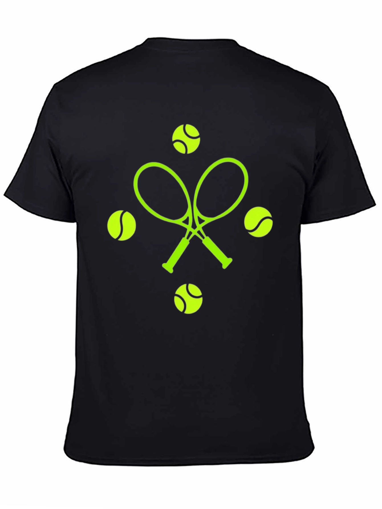 Tennis Racquets & Balls Graphic Tee