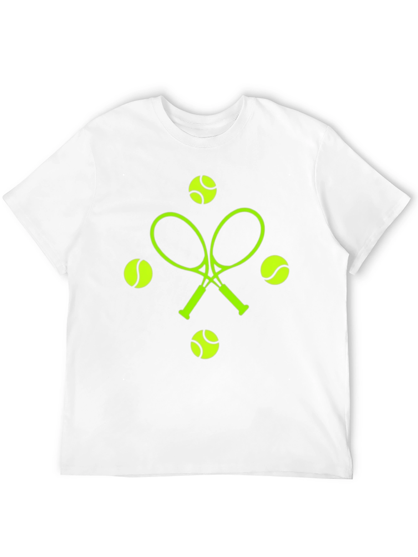 Tennis Racquets & Balls Graphic Tee