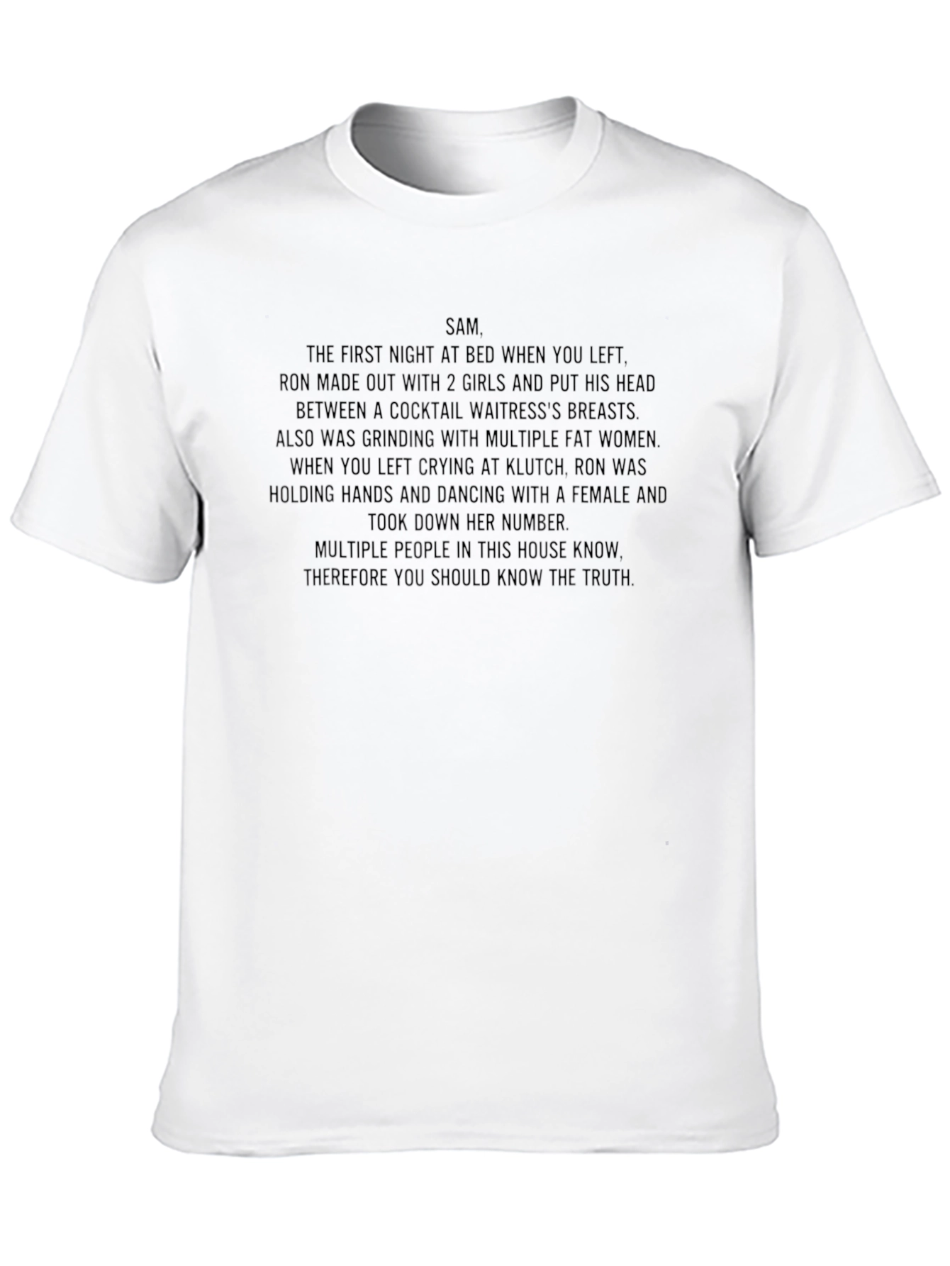 Truth Exposed Tee - Sams Story Black T-Shirt