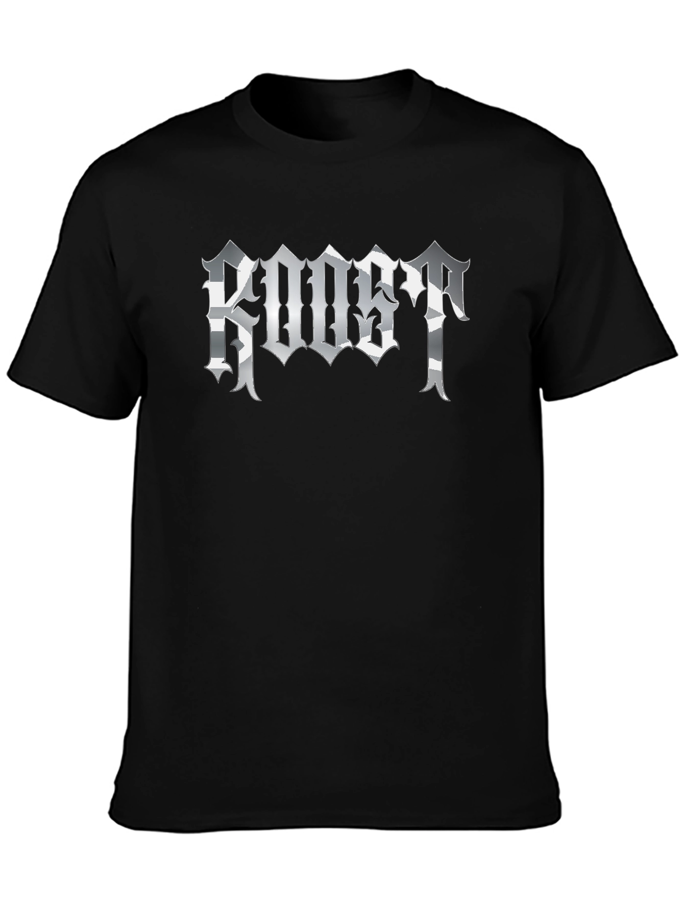KOOST Camo Graphic Tee - Black Cotton Blend