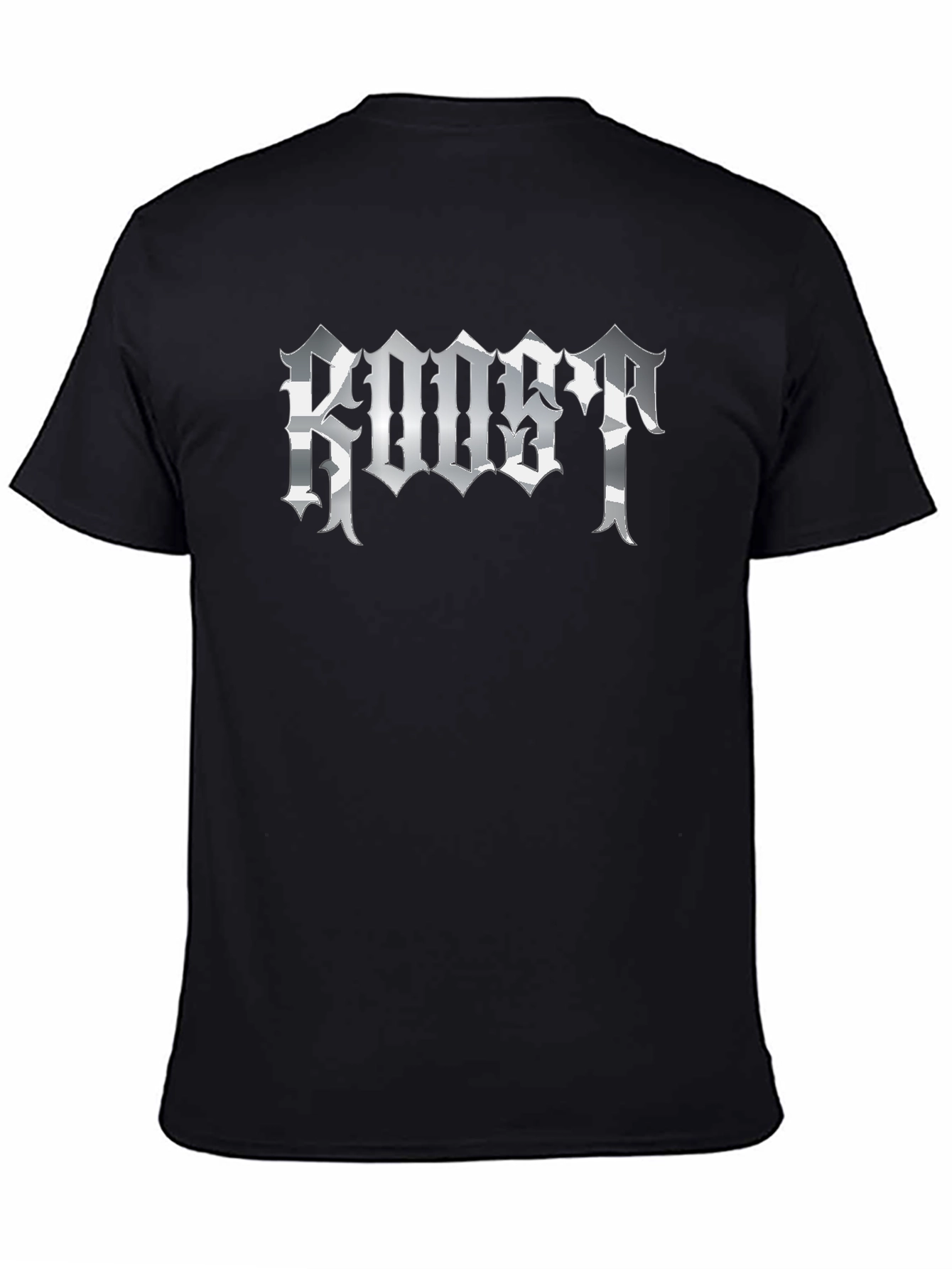 KOOST Camo Graphic Tee - Black Cotton Blend