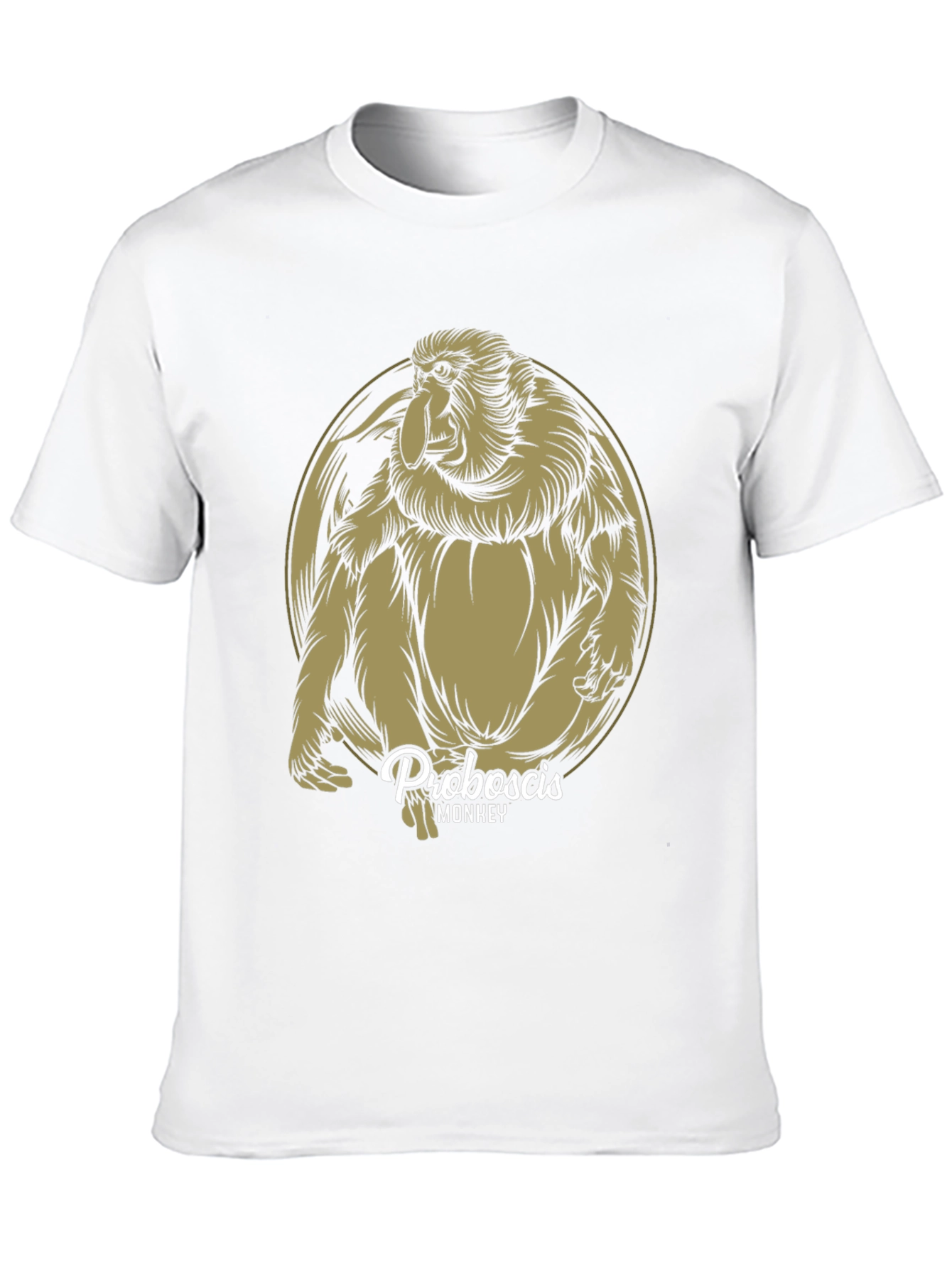 Proboscis Monkey Graphic Tee - Unique Animal Design