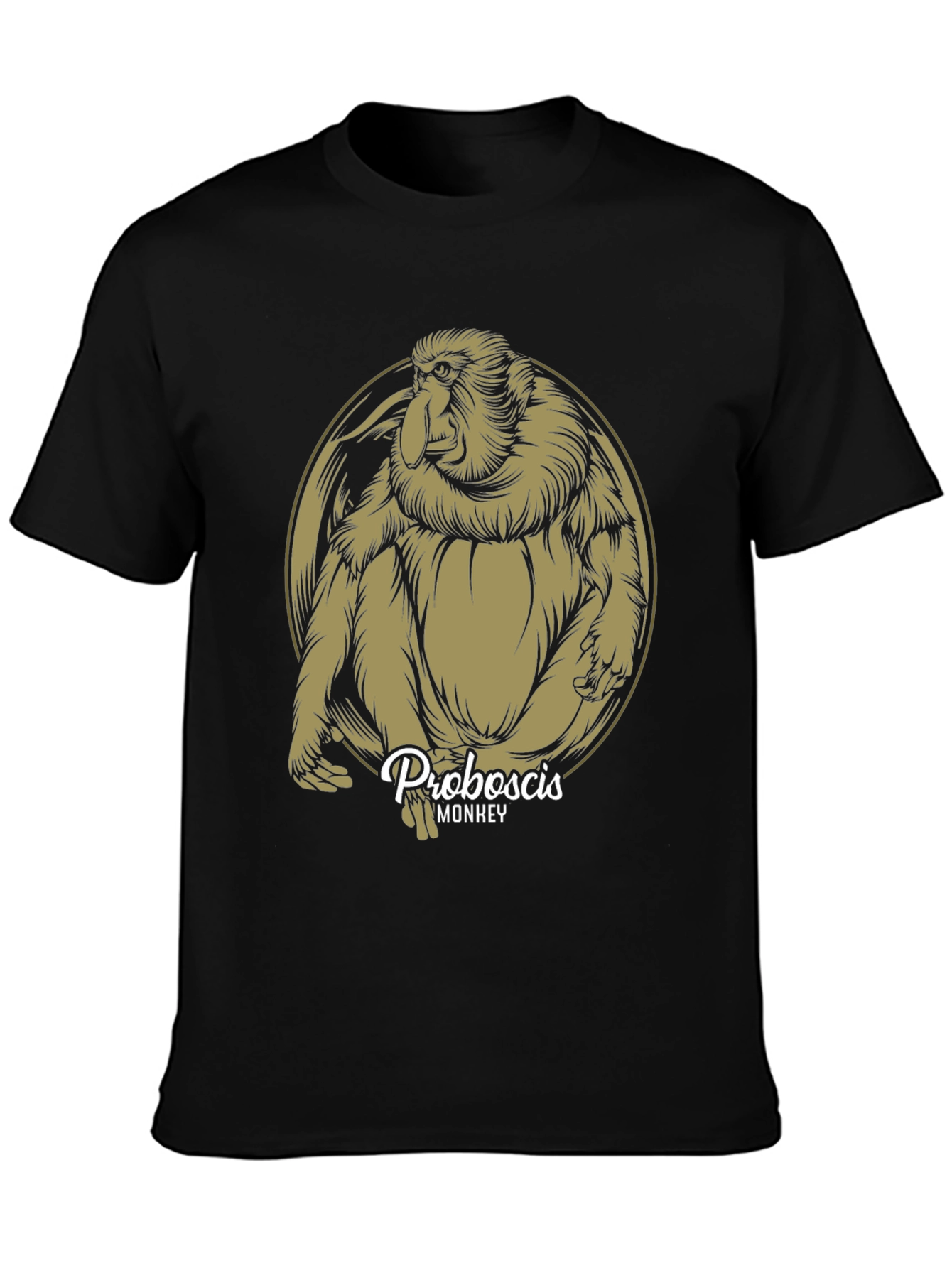 Proboscis Monkey Graphic Tee - Unique Animal Design